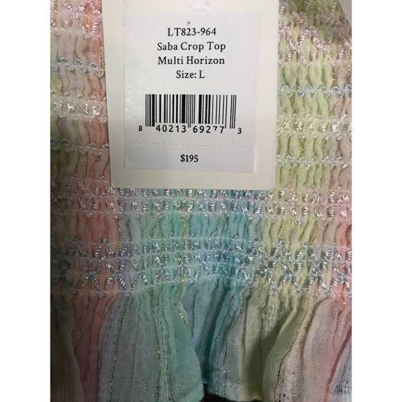 Love Shack Fancy Saba Crop Top Large - Picture 6 of 7